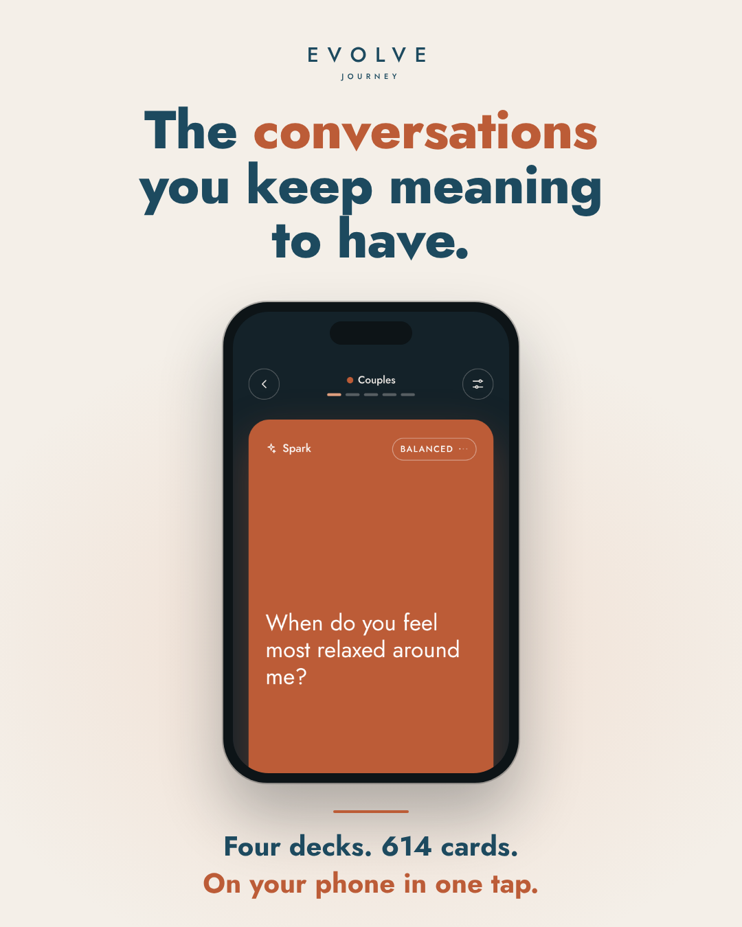 Four decks, 614 cards, on your phone
